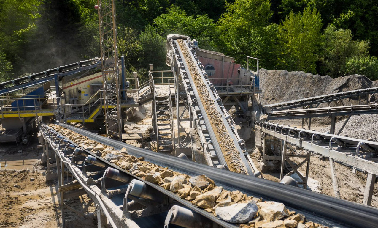 bandas para minería